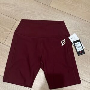 Peloton Women's Deep Red Bike Shorts